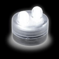 White 2 LED Flickering Submersible Mini Light
